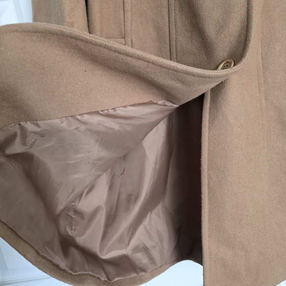 Michael Kors Belted Camel Wool Blend Coat XL - Picture 7 of 10